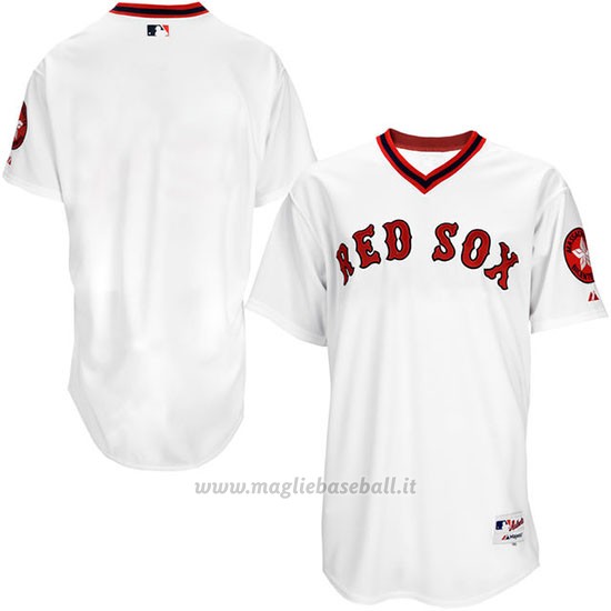 Maglia Baseball Uomo Boston Red Sox Turn Back The Clock Bianco